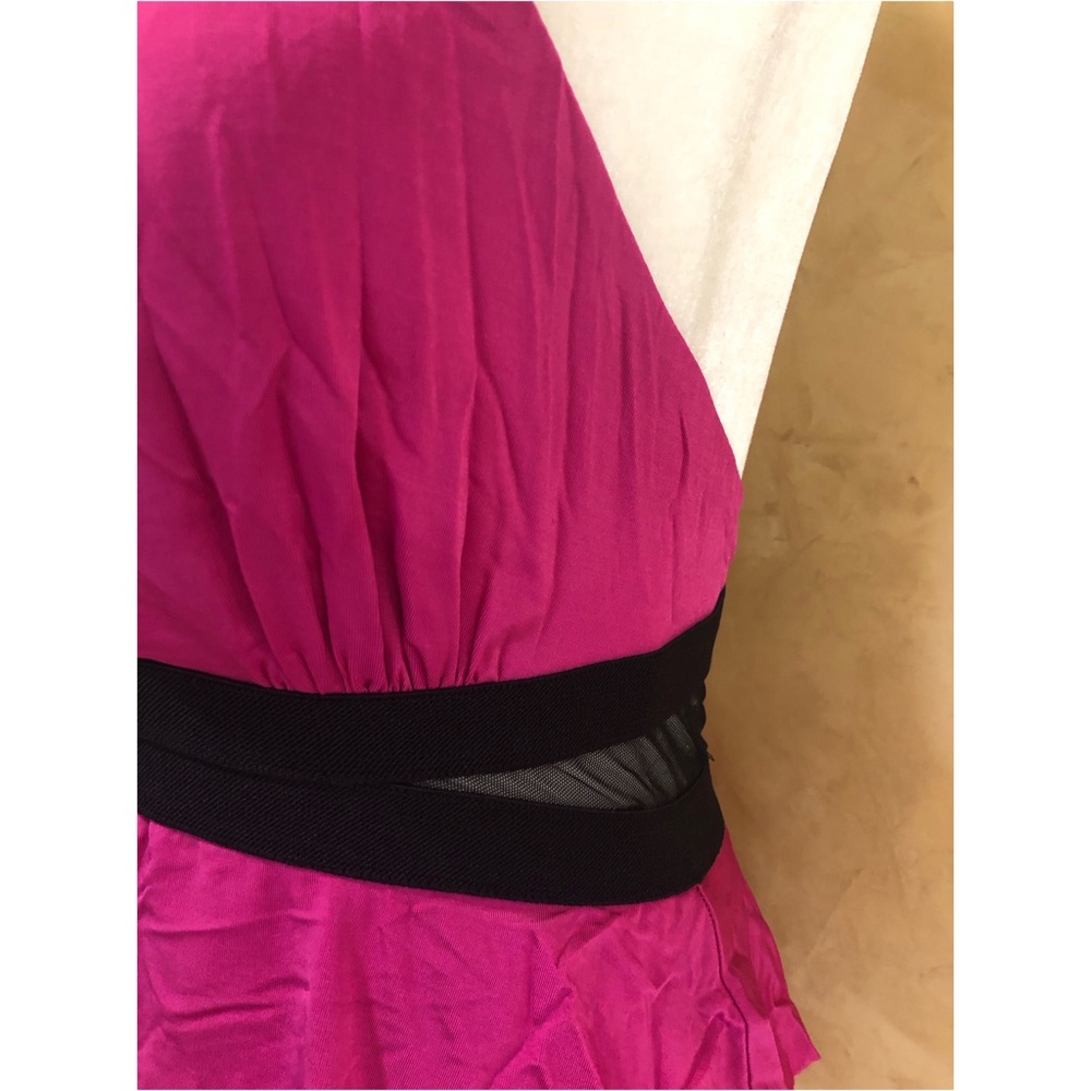 Bebe - Ruffle Cross Strap Dress - Picture 5 of 7